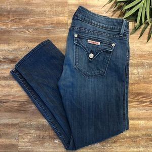 Hudson flap pocket crop Beth baby boot jeans